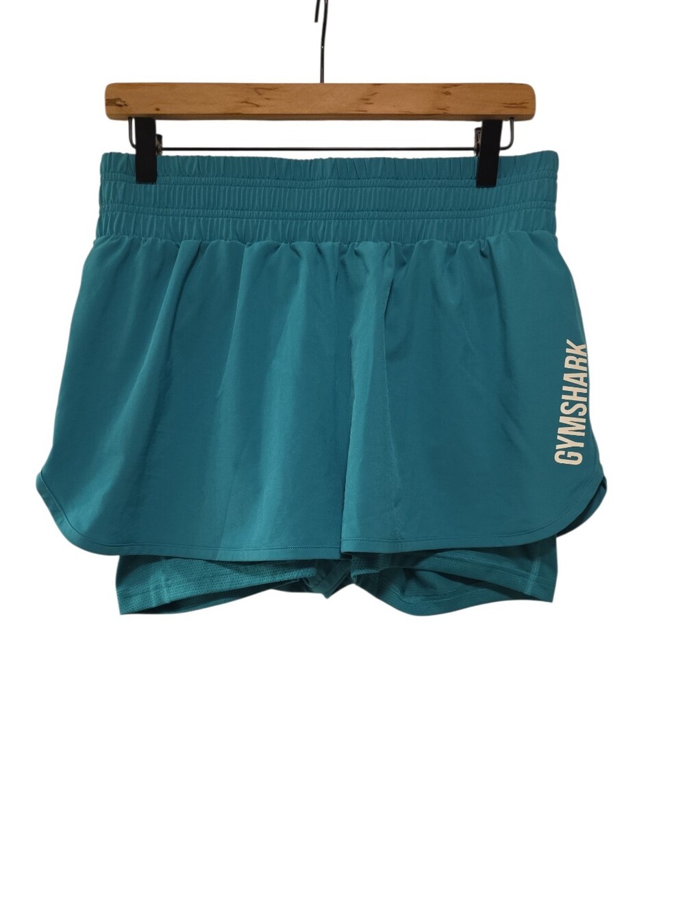 Gymshark, 2 In 1 Running Shorts, Athletic, Pull On Elastic Waistband, Women's S